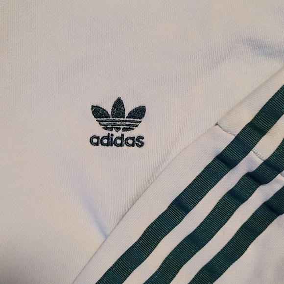 ADIDAS Cropped Hooded Sweatshirt - Picture 3 of 4